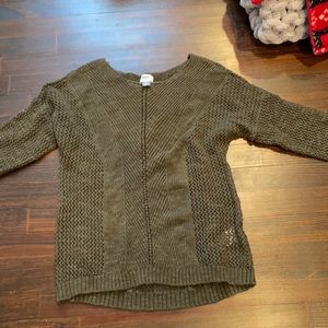 Green sweater old navy size large